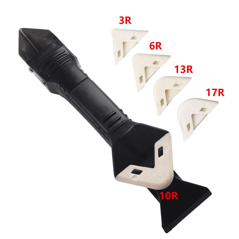 Description Picture 4 of itemMultifunctional 3in1 Silicone Remover Scraper Caulk Finisher Sealant Nozzle Scraper Set Grout Remover Spatula Caulking Tool Kit