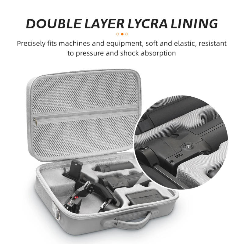 Description Picture 4 of itemXFJI Carrying Case for DJI Ronin RS 3 Mini Storage Box Gimbal Stabilizer Accessories DJI RS 3 Mini PU Splash-proof Shoulder Bag