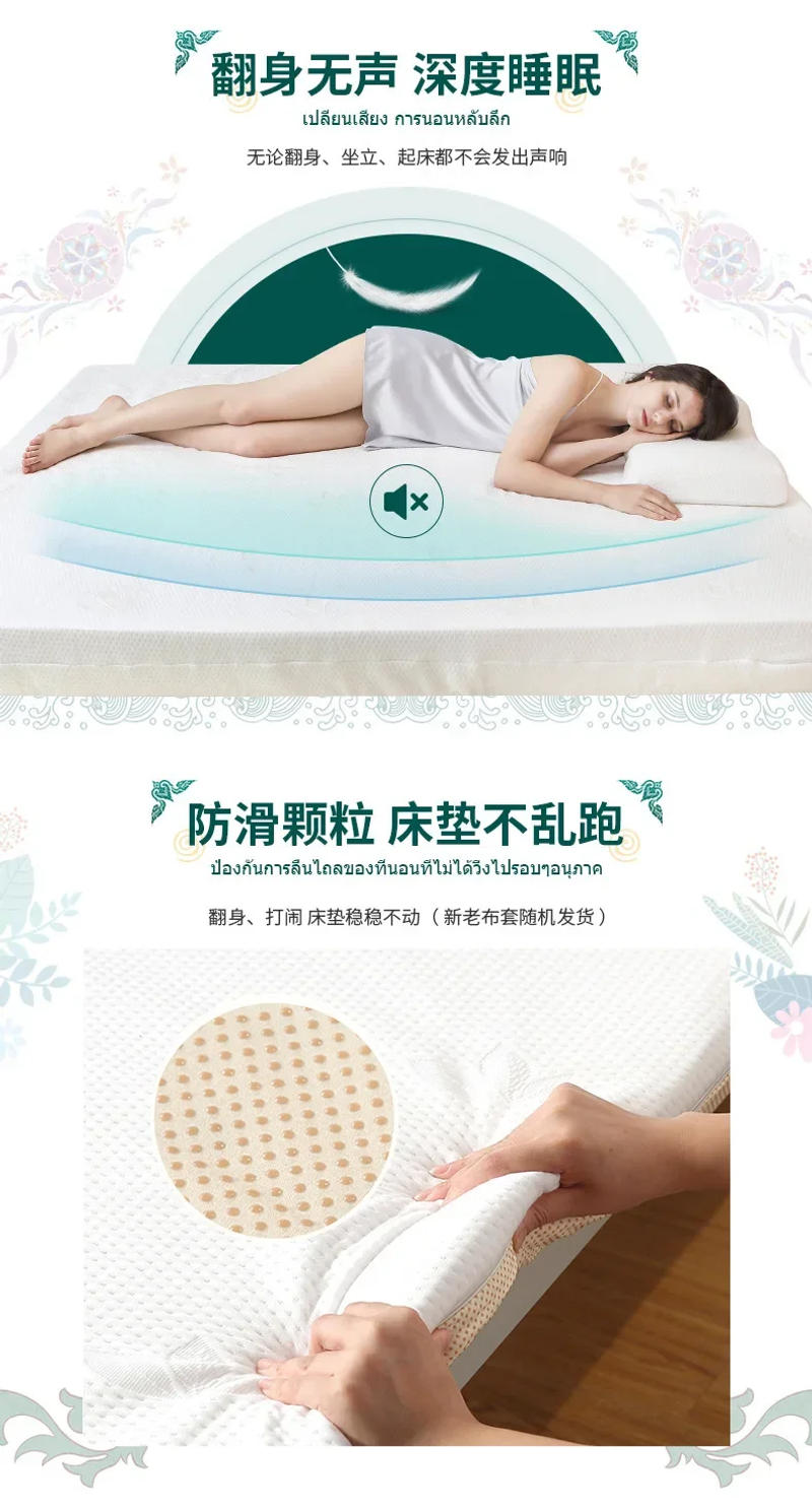 Description Picture 2 of itemLatex Mattress for Couple Bed Mattress Portable Folding Mattress Comfortable Bed Mattresses Bedroom Furniture Sleeping Mattress