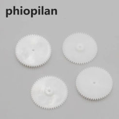 PHIOPILAN 52-2A 0.5 modulus 52T 2A 52 Teeth Plastic wheel gear for toy,Motor gear gearbox  fit to 2mm optical axis