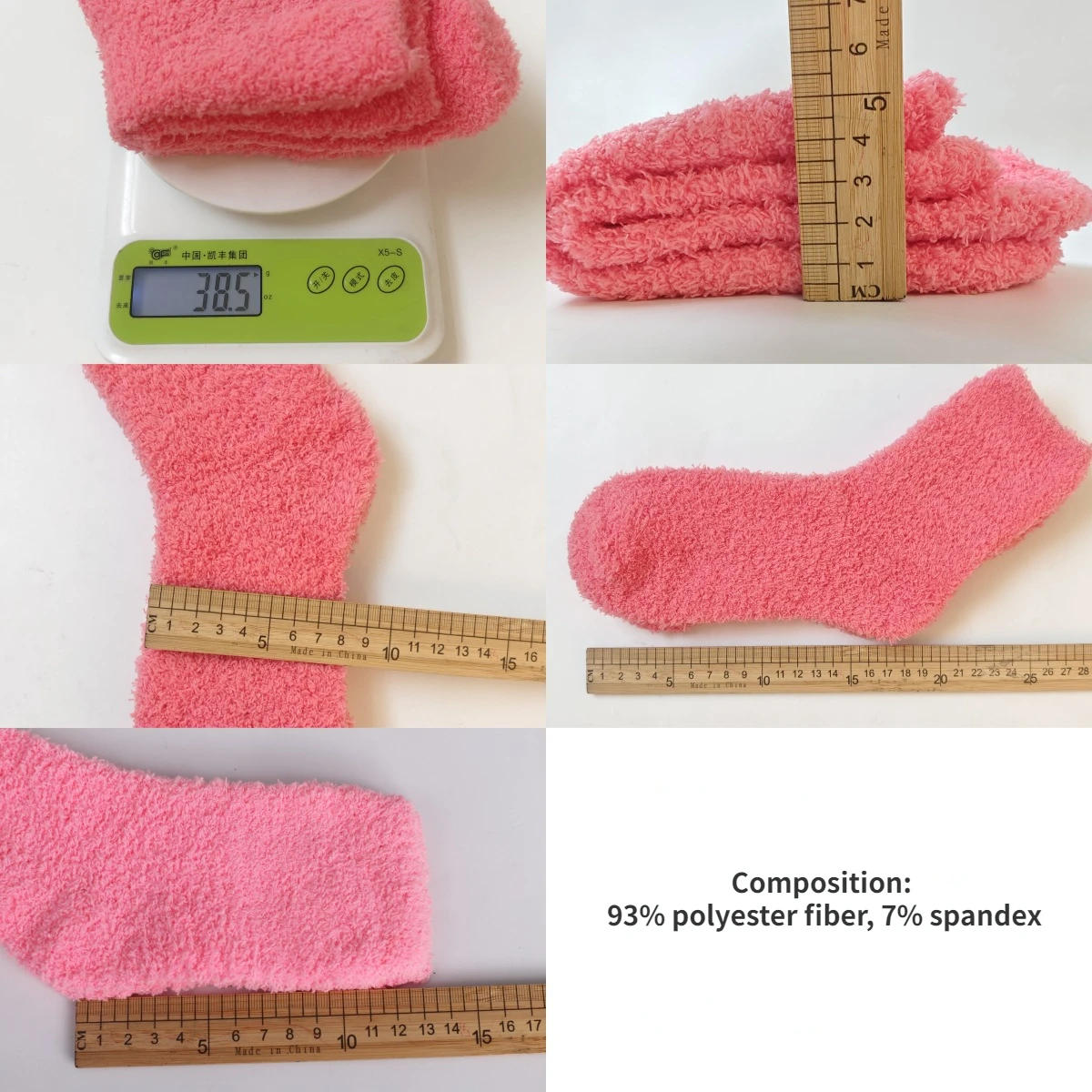 Description Picture 2 of itemShort Socks Women Fuzzy Winter Ladies Floor Warm Plush Comfy Fluffy Coral Fleece Thick Sleeping Slippers Sock Furry Designer