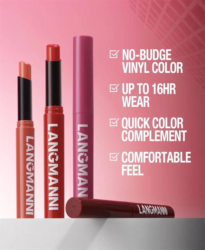 Description Picture 5 of item12 Color Matte Lipstick Non-Stick Cup Long-Lasting Velvet Finish Lipstick Pen  Smooth Matte Lip Color Waterproof Non-Fading