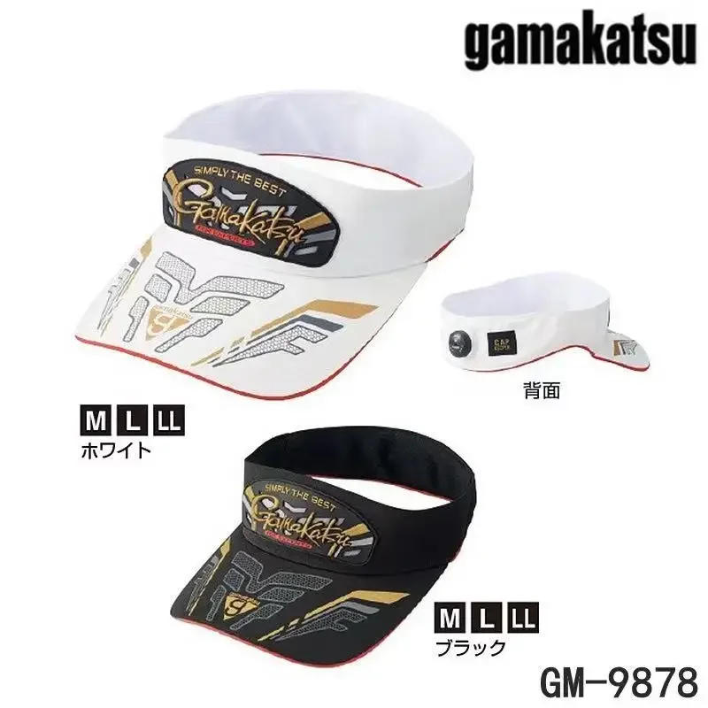 Description Picture 2 of itemGamakatsu Fishing Cap for Men and Women, Top Quality Sunshade, Adjustable Button, Outdoor Sport, Hiking, New, Summer