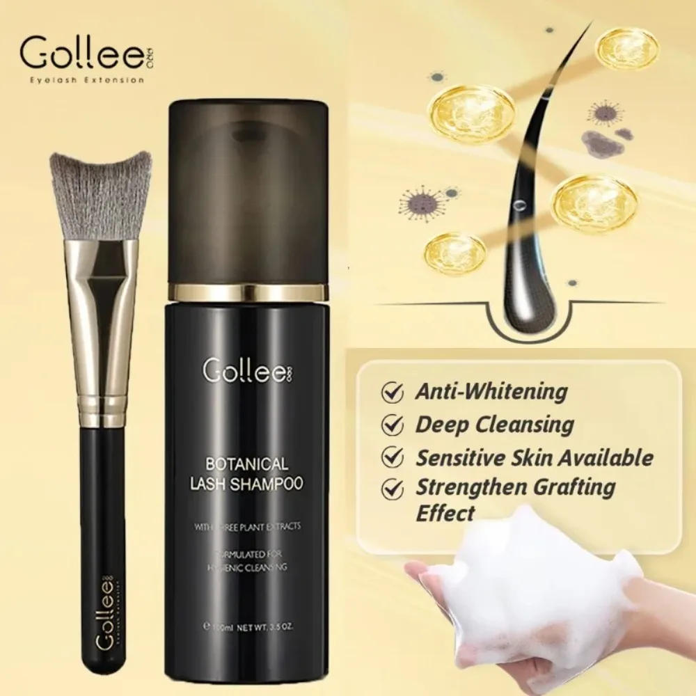 Description Picture 2 of itemGollee All Season Glue for Lash Extension 0.5s Super Glue Yelash Shampoo Deep Cleansing Liquid Eye Makeup Remover Foam Cleanser