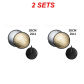 2Pcs 30CM 2in1