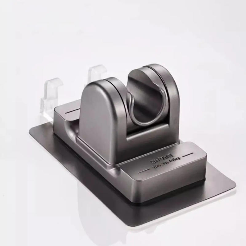 Description Picture 6 of itemAdjustable Shower Head Holder with hooks Wall Mounted Handheld Sprayer Support Self-Adhesive Showerhead Bracket