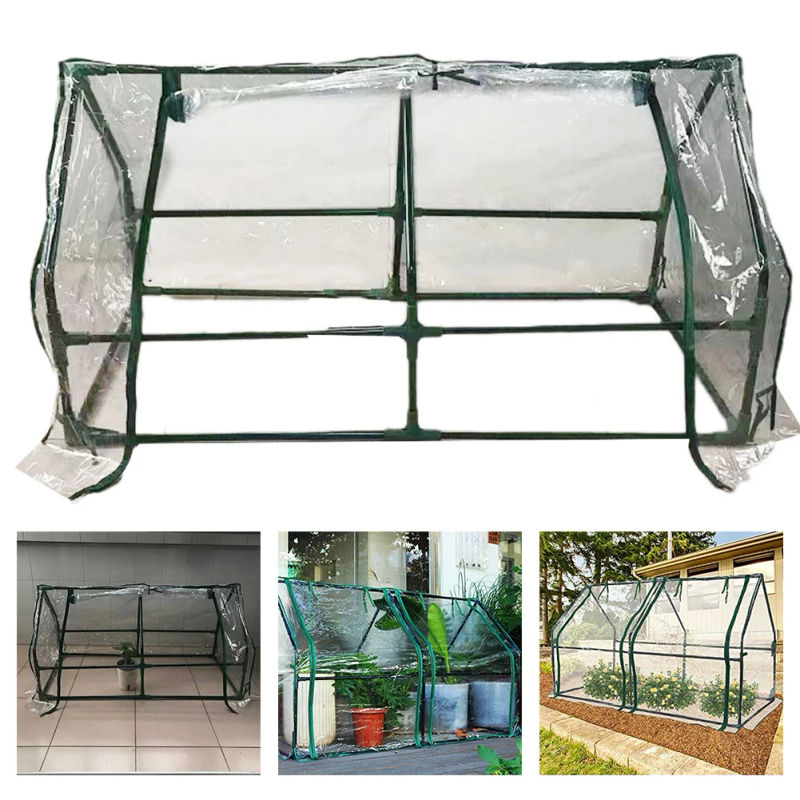 Description Picture 5 of itemFlower House Cover Green House Cover Balcony Garden Duty Portable Mini Greenhouse PVC Thick Cover UV-resistant