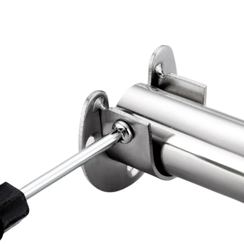 Description Picture 4 of item304 Stainless Steel Flange Seat Wardrobe Hanger Rod Fixing Hardware Accessories Curtain Rod Tube Hook Fixed Support Bracket Seat