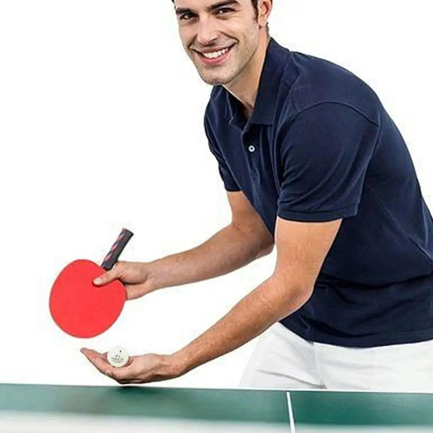 Description Picture 3 of itemDJ40+3 Stars ABS Pro Fixed Table Tennis Ball With Bronze Holes For Table Tennis Stroking Training Robot Spare Ping Pong Ball