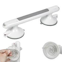 Shower Grab Bars For Bathroom Bathtub Handle With Strong Suction Cup No Drill Durable Safety Hand Rail Grab Bar Home Accessories