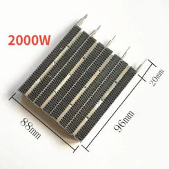 1Pcs Electric Fan Heater Parts PTC heating element ceramic heating fins plate  220-230V 1500W 1800W 2000W 3000W