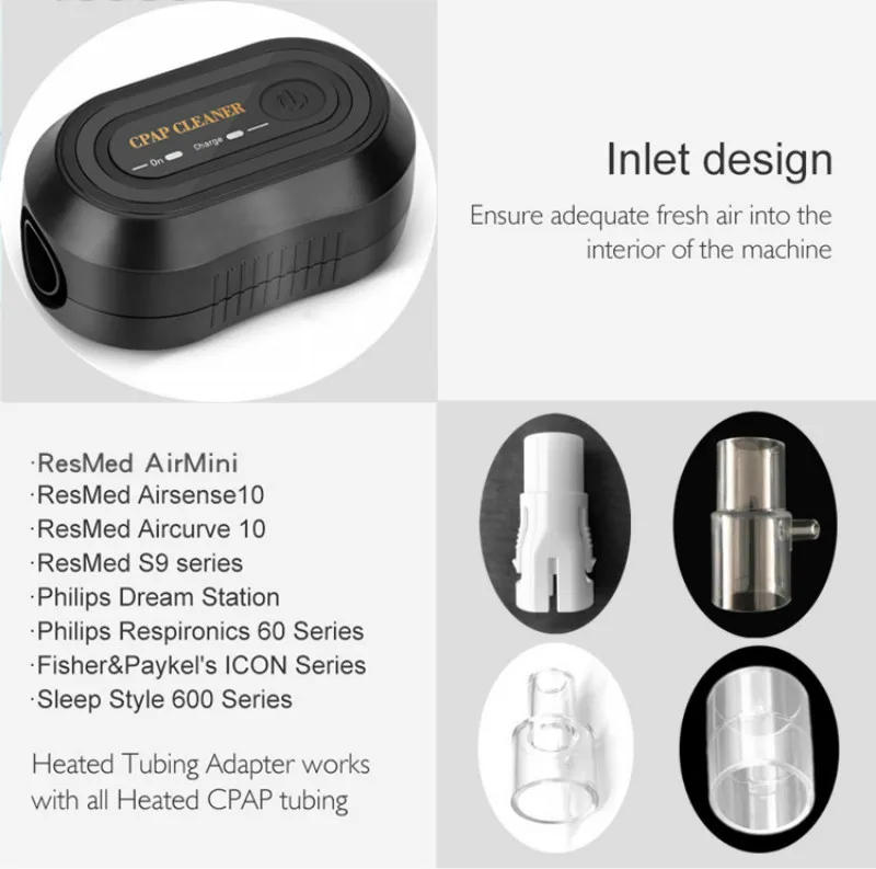 Description Picture 6 of itemPortable Mini CPAP Cleaner - Suits for Ventilator Machine Mask Regular & Heated Hose Pipe Tube Accessories