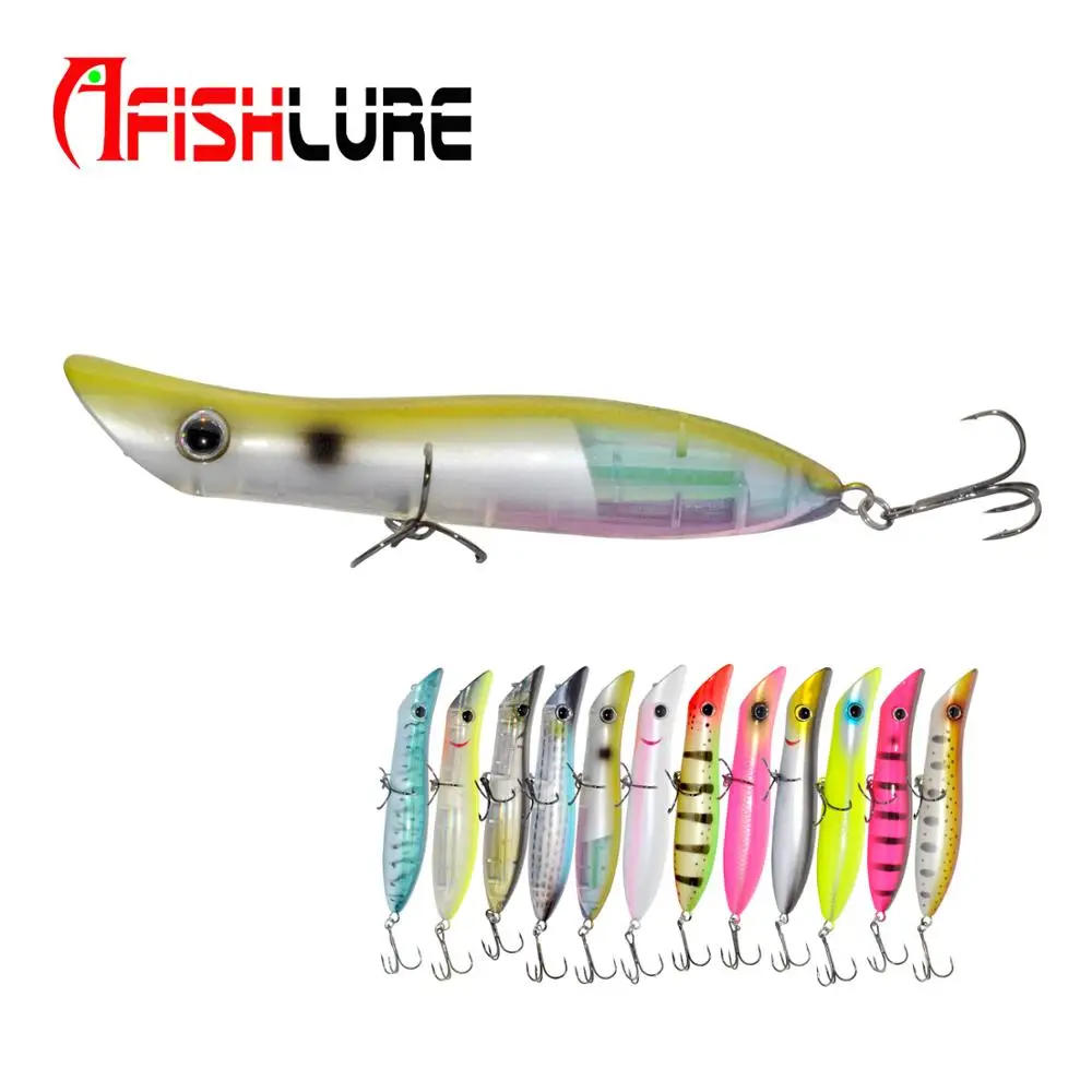 Description Picture 2 of itemAfishlure Sinking Popper Lure 110mm 38g Popper Lure Plastic Hard Bait Saltwater Wobblers Jerkbait Topwater Lure Bad Boy Leurre