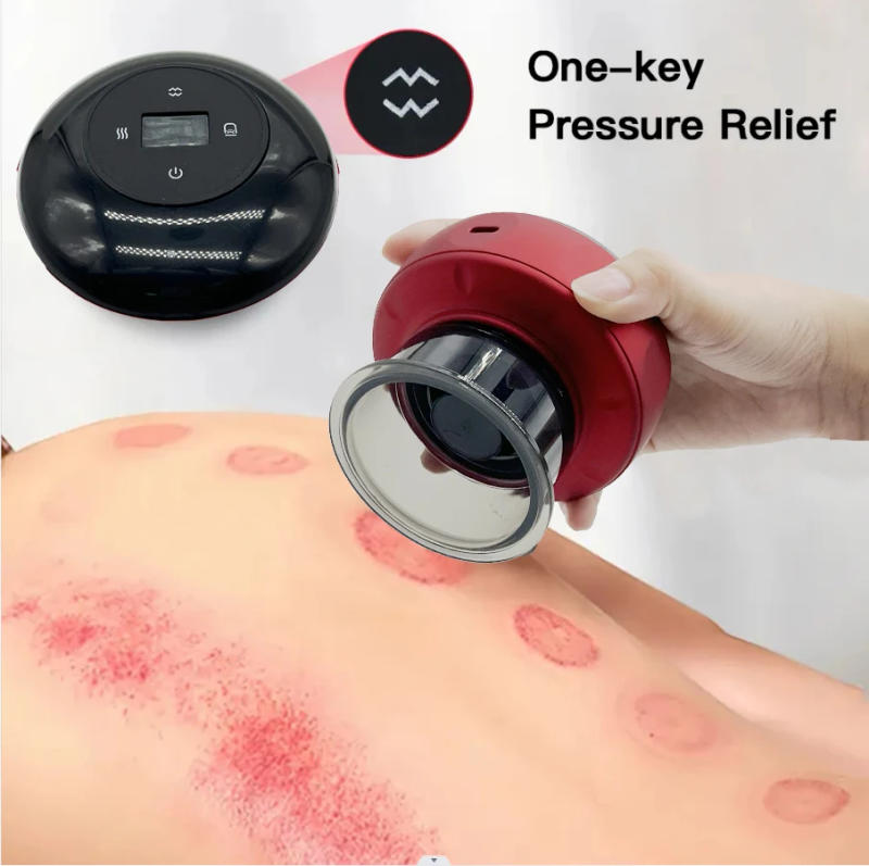 Description Picture 5 of itemSmart Electric Vacuum Cupping Device Body Scraping Massager Heating Suction Cup Device Physical Fatigue Relief Beauty Health