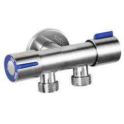 304 Toilet Companion Multifunctional Angle Valve One in Two Out Faucet Water Heater Dual Purpose Water Distributor