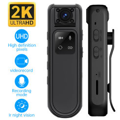 2K HD Mini Camera Portable Small Digital Video Recorder Police Bodycam Infrared Night Vision Sport DV DVR Surveillance Camcorder