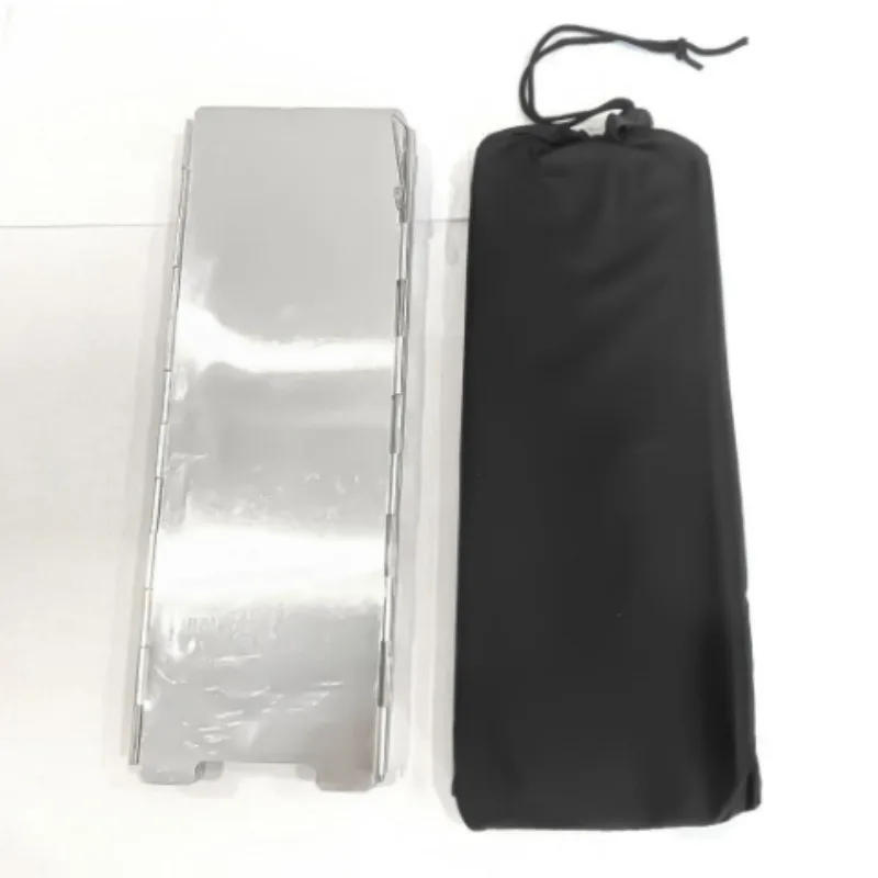 Description Picture 2 of itemStove Windshield Folding Structure 10 Plates Camping Supplies Wind Deflectors Stove Picnic Cooking Burner Windproof Screen