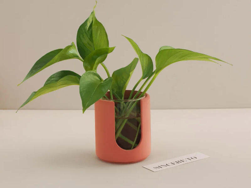 Description Picture 5 of itemNordic Candle Holder Silicone Mold Round Tealight Holder Molds Hydroponic Plant Pot Mould Wax Oil Burner Concrete Resin Mold