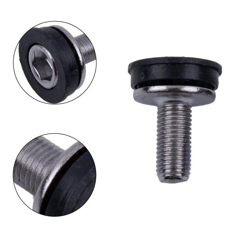 Description Picture 5 of item2 Pcs Bicycle Bottom Bracket Axle Bolts Bikes Crank Screws Mountain Road M8 Screw Rustproof Bikes Parts Accessories Black
