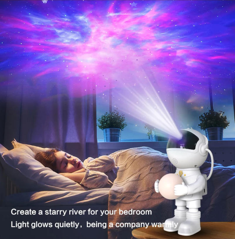 Description Picture 5 of itemAstronaut Galaxy Star Projector Spaceman Starlight Night Light Northern Starry Lights Projection Lamp with Remote Control Timer