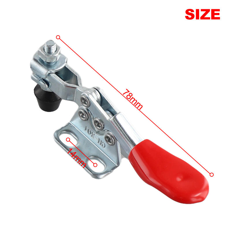 Description Picture 2 of item2PCS Holding Capacity Push Pull Toggle Clamp Set GH-201 Horizontal Toggle Clamp Clip Quick Release Toggle Clamps Hand Clip Tool