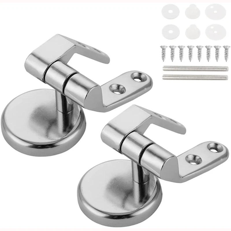 Description Picture 3 of item1 Pair Toilet for Seat Hinge Replacement Parts Mountings with Screws Bolts and Closestool Hinge Mountings Hardware