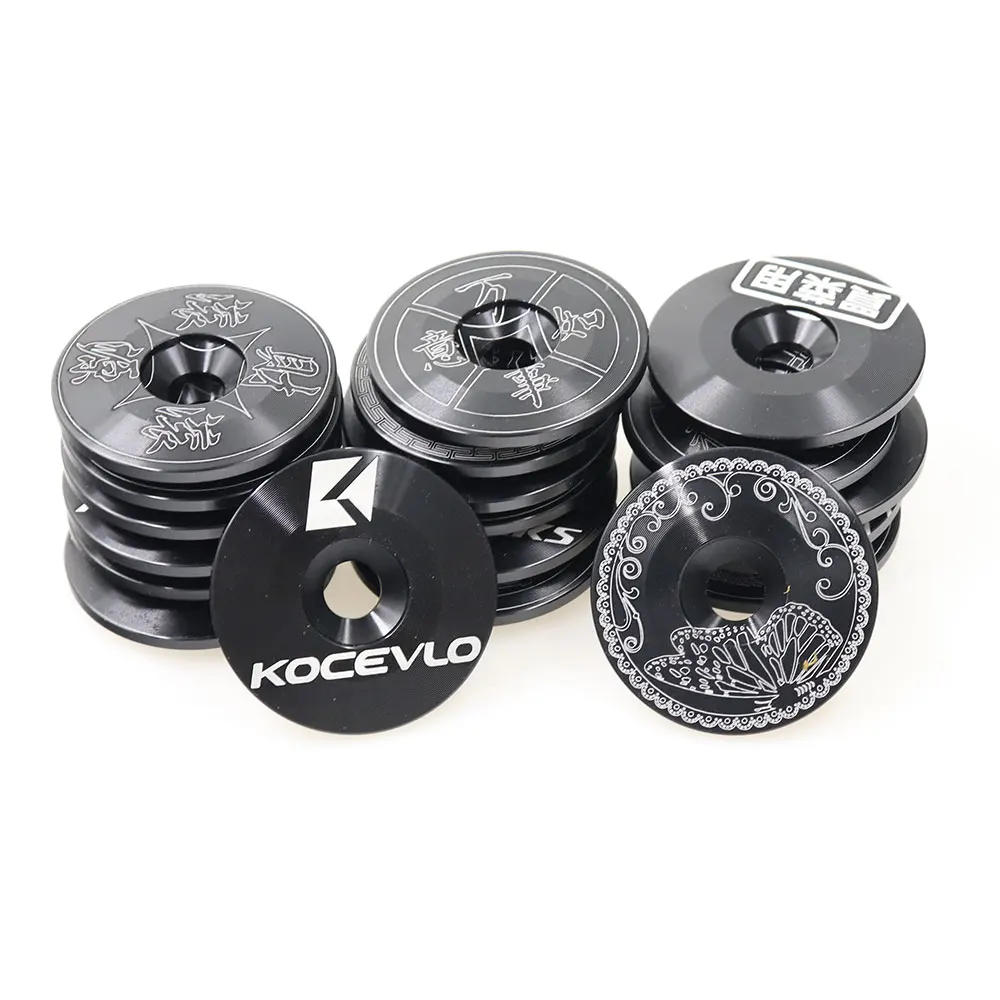 Description Picture 3 of itemKOCEVLO Bicycle Headset top Cap Aluminum Alloy Bike Stem 28.6mm 1 1/8" Steerer Fork Tube Headset Cap Cover