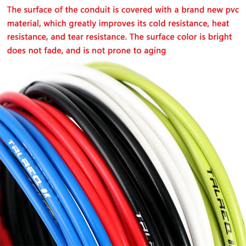 Description Picture 5 of itemBicycle Brake Cable Housing Group Set MTB Mountain Bike Derailleur Shifter Lever Cable Bike Cables Cap Cycling Cable Protector