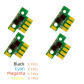 4 color toner chip