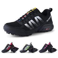 Waterproof Men Hiking Shoes Outdoor Trainers Lace-up Climbing Shoes Women Trekking Sneakers Walking Hunting Tactical Sneakers