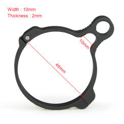 Hunting Airsoft accessories E.T Dragon Black Riflescopes Switch View Throw Lever Hinged Design Compatibility 46mm gs33-0132C