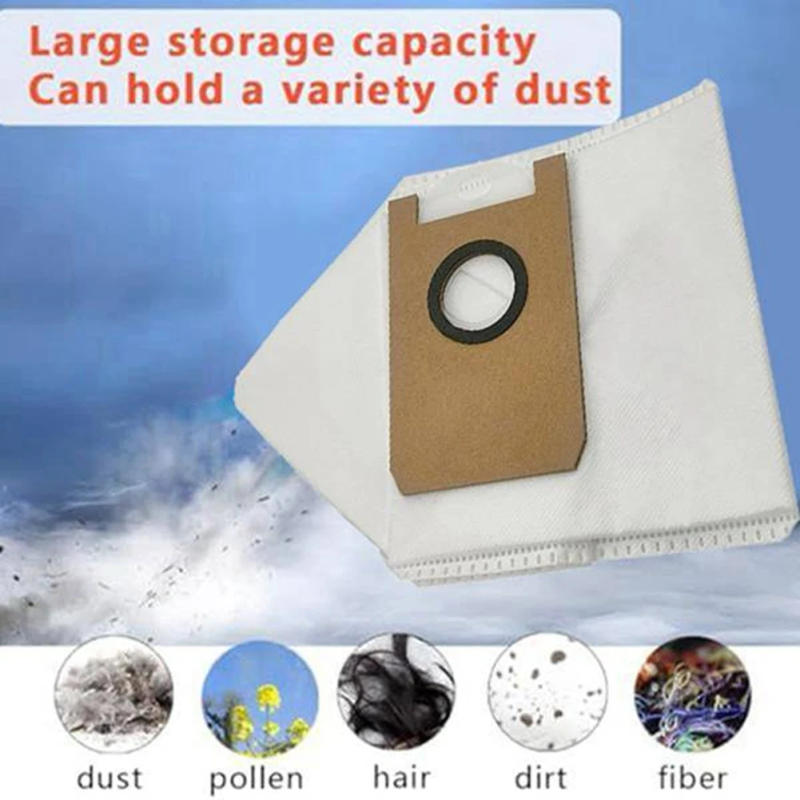 Description Picture 4 of itemB59B-For Tapo RV30 Max Plus Sweeper RV20 Max Plus Dust Bag Filter Replacement Pack Accessory Brush