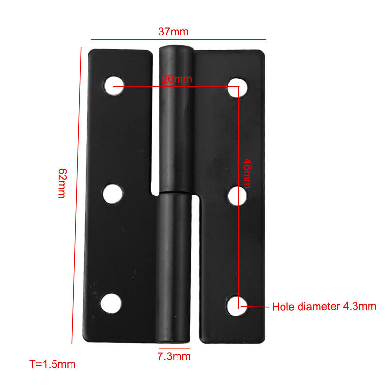 Description Picture 3 of item1pcs 2Inch Detachable Hinge Slip Joint Lift Flag Off Door Hinge Door Connector Left Right Flat Hinge Furniture Hardware