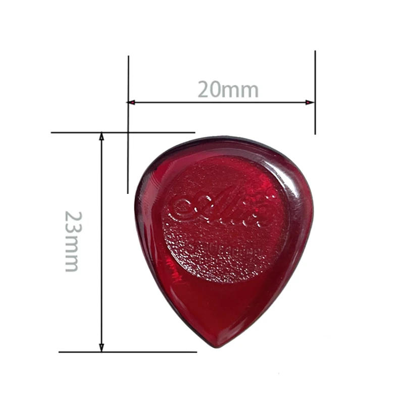 Description Picture 6 of item50pcs Red X-Heavy 3mm Teardrop Waterdrop Guitar Picks Plectrums For Electric Guitar Jazz