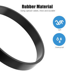 B06B-4 Pack Vacuum Belt E0205 For Eureka Powerspeed Lightweight Vacuum Cleaner Belt Parts