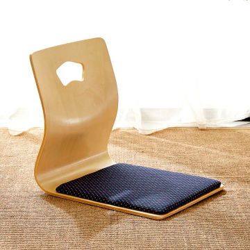 Japanese Korean Seating Zaisu Chair Living Room Furniture Asian Traditional Tatami Floor Legless Chair Seat