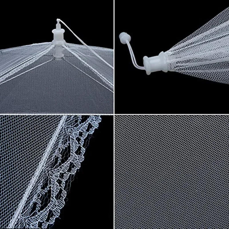 Description Picture 4 of itemFoldable Food Mesh Cover Fly Anti Mosquito Pop-Up Food Cover Umbrella Meal Vegetable Fruit Breathable Cover Kitchen Accessories