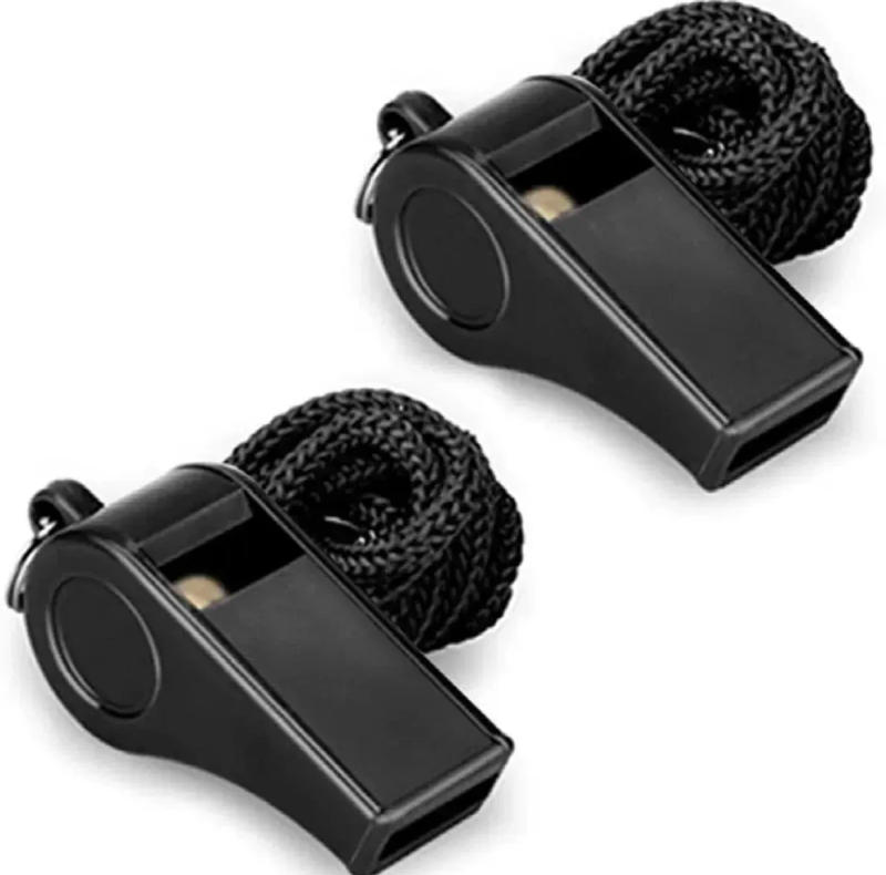 Description Picture 2 of itemHigh Quality Black Whistle Referee Game Halter Whistle Outdoor Travel Hiking Whistle Suitable for Basketball Volleyball Games