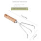 Three tooth rake
