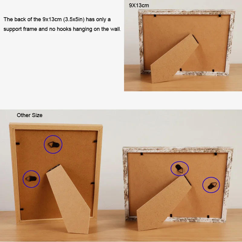 Description Picture 4 of itemWood Picture Frame 10X15/15X20/20X25cm Living Decor A4 Honors Certificate Document Frame Photo Frame for Wall Hanging Desktop