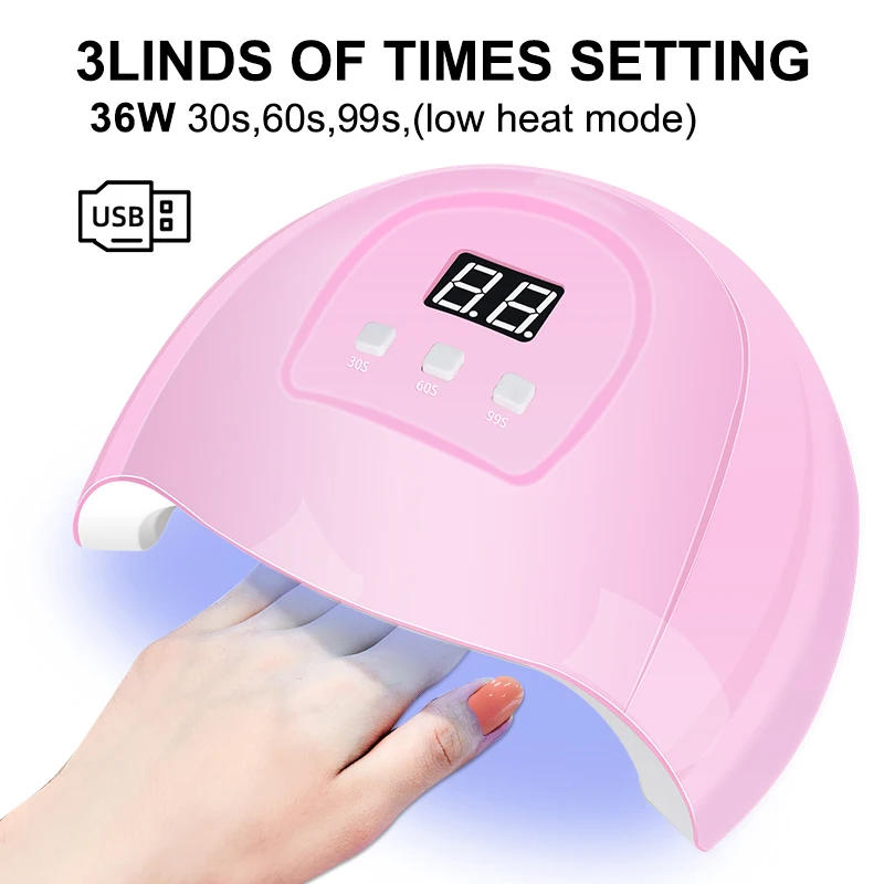 Description Picture 4 of itemGel Nail Polish Kit With UV Nail Lamp Electric Nail Drill Machine Soak OFF Gel Nail Kit Base&Top Coat Gel Polish Nail Tool Set