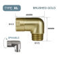 XL Brushed gold