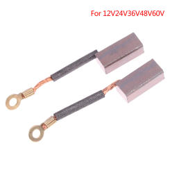 2Pcs DC Water Pump Submersible Motor Copper Battery Car Carbon Brush 12V 24V 36V 48V 60V