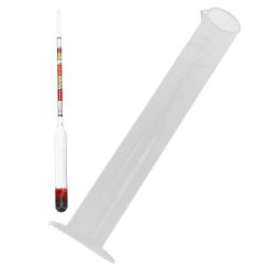 Density Meter Weight Alcohol Hydrometer for Home Brewing Kit Moonshine Supplies Beer Test Jar Glass Tester set Alcoholometers