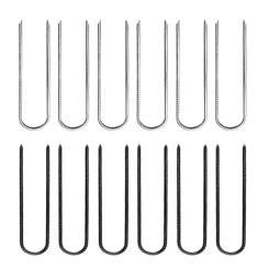 6pcs Hand Ground Tie Steel Anchors Corrosion Resistant Steel Stakes for Garden