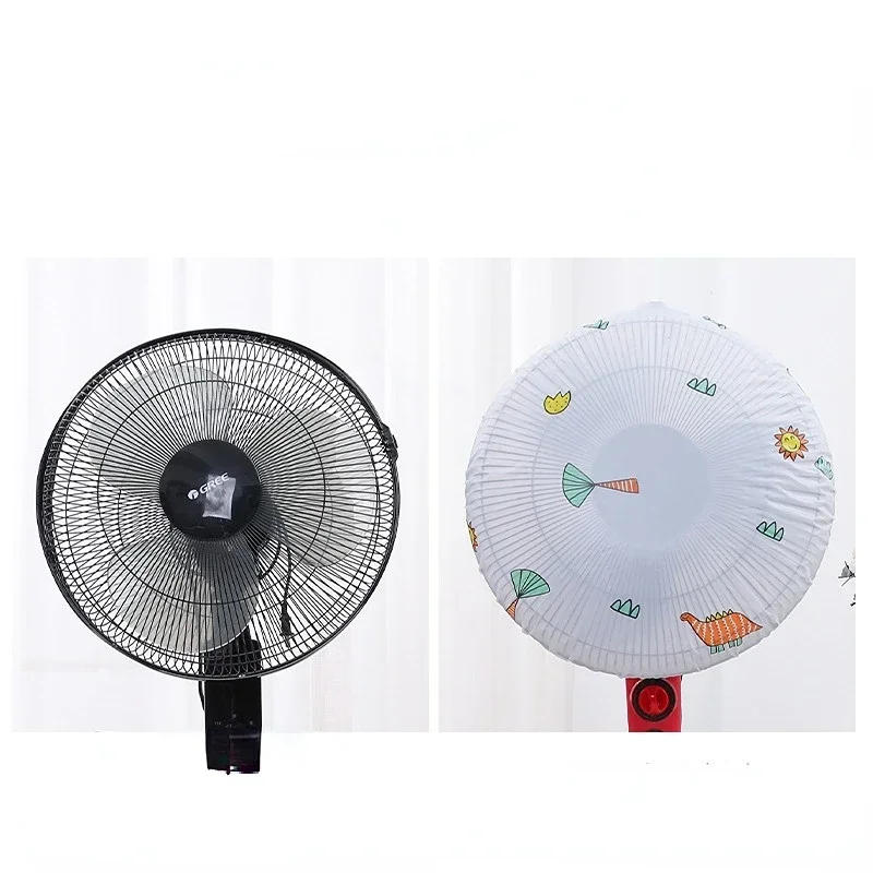 Description Picture 3 of itemThick Waterproof Electric Fan Cover Cartoon Style Floor-Standing Electric Fan Dust Cover Universal Electric Fan Protection Case