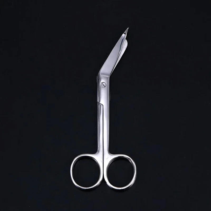 Description Picture 6 of item14CM Stainless Steel Gauze Bandage Scissors Dressing Surgical  Household Plaster Scissors Nurse