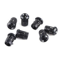 50Pcs LED Holder Plastic Lamp Bezel Mount Diode Holder Clip Bezel Mount (3 mm)