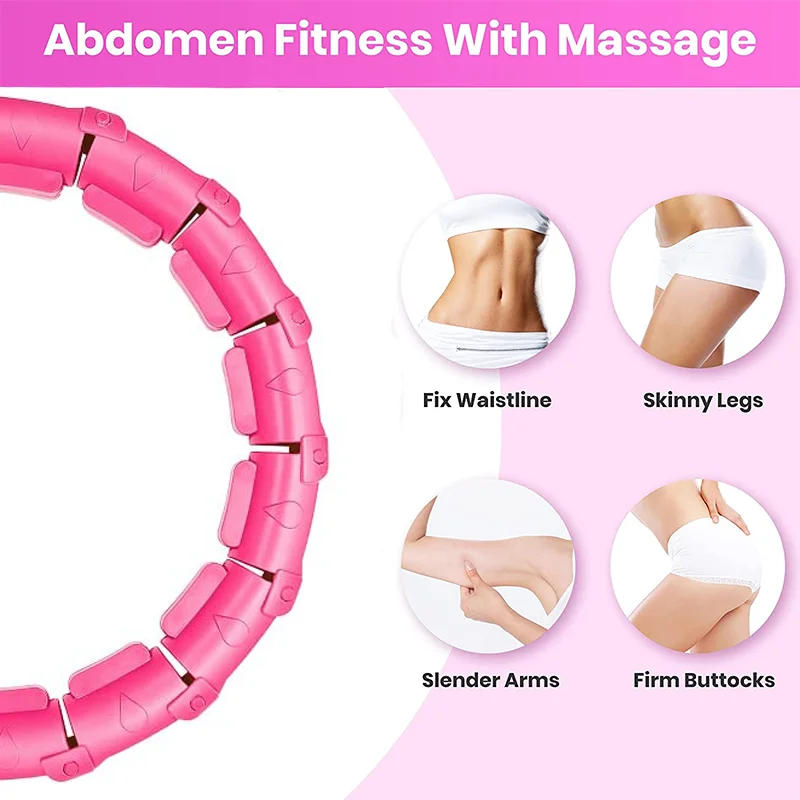 Description Picture 6 of itemFitness Hoop Weights to Exercise At Home Sports Entertainment Sport Equipment for Slimming Gym Ring Portable Body