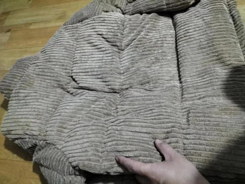 Description Picture 3 of itemWinter Men Clothing Thick Warm Corduroy Puffer Jacket Parka Vintage Casual Loose Stand Collar Zipper Cotton-padded Coat